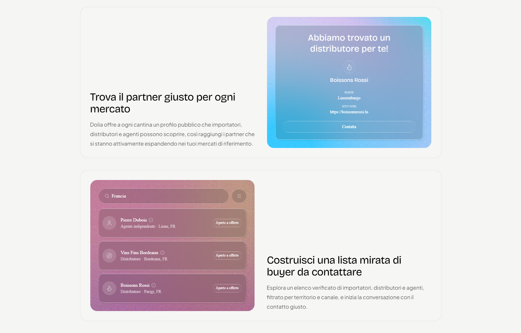 Dolia: performance della rete per agente e area, rotazione delle referenze e copertura dei clienti